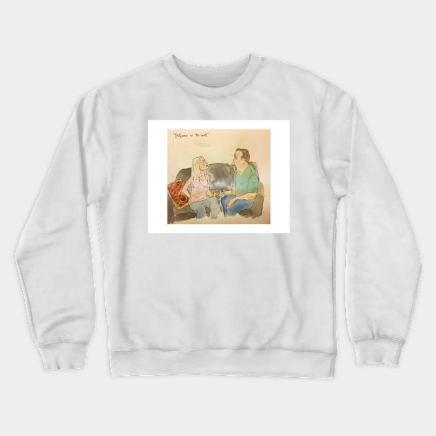 Trouble at the bank Crewneck Sweatshirt by Cocolaa